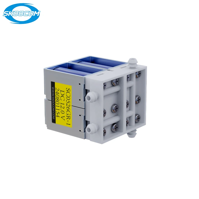 Biasanya injap solenoid mini plastik ditutup